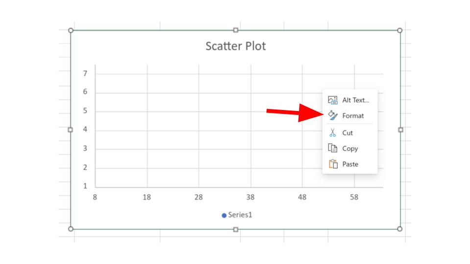 choosing format excel scatter plot example