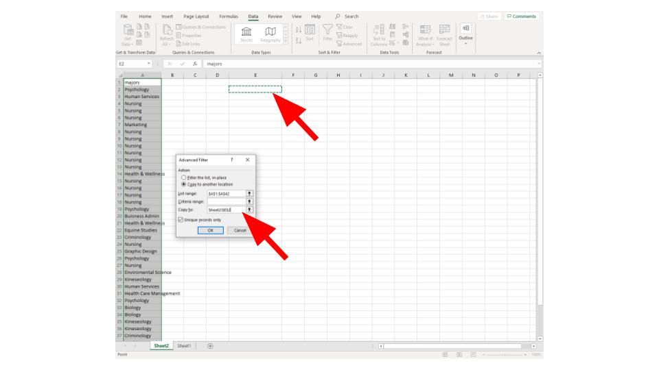 step 6 excel qualitative frequency table